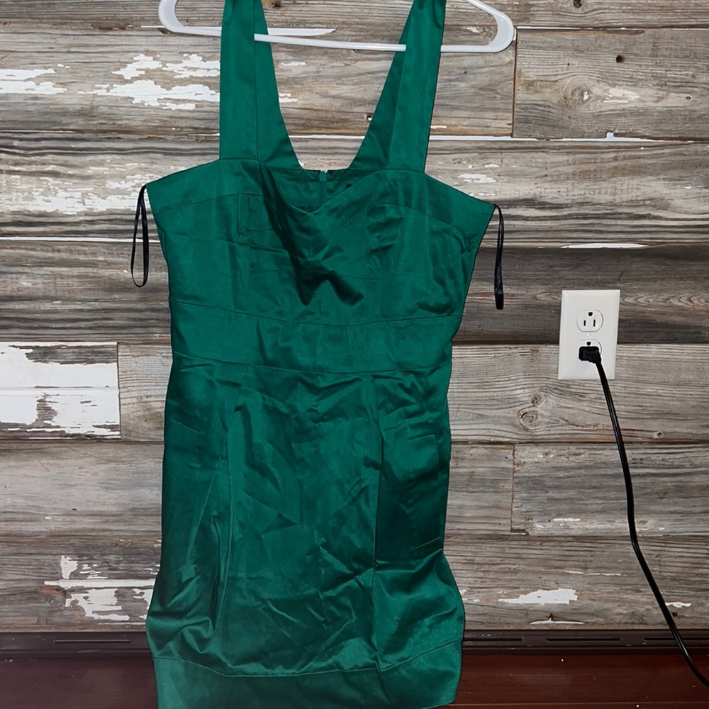 French connection green business dress